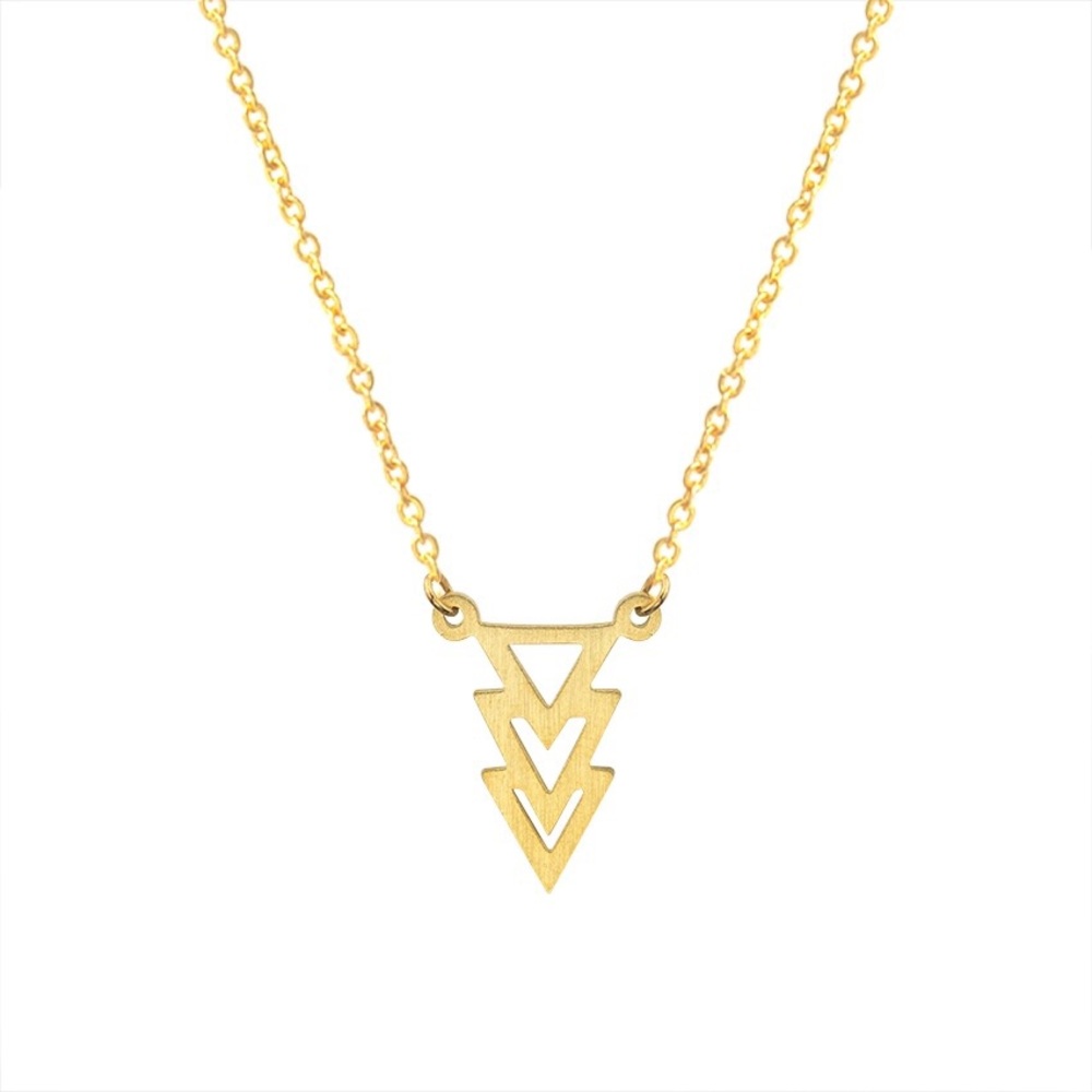 | 18K CHEVRON NECKLACE |